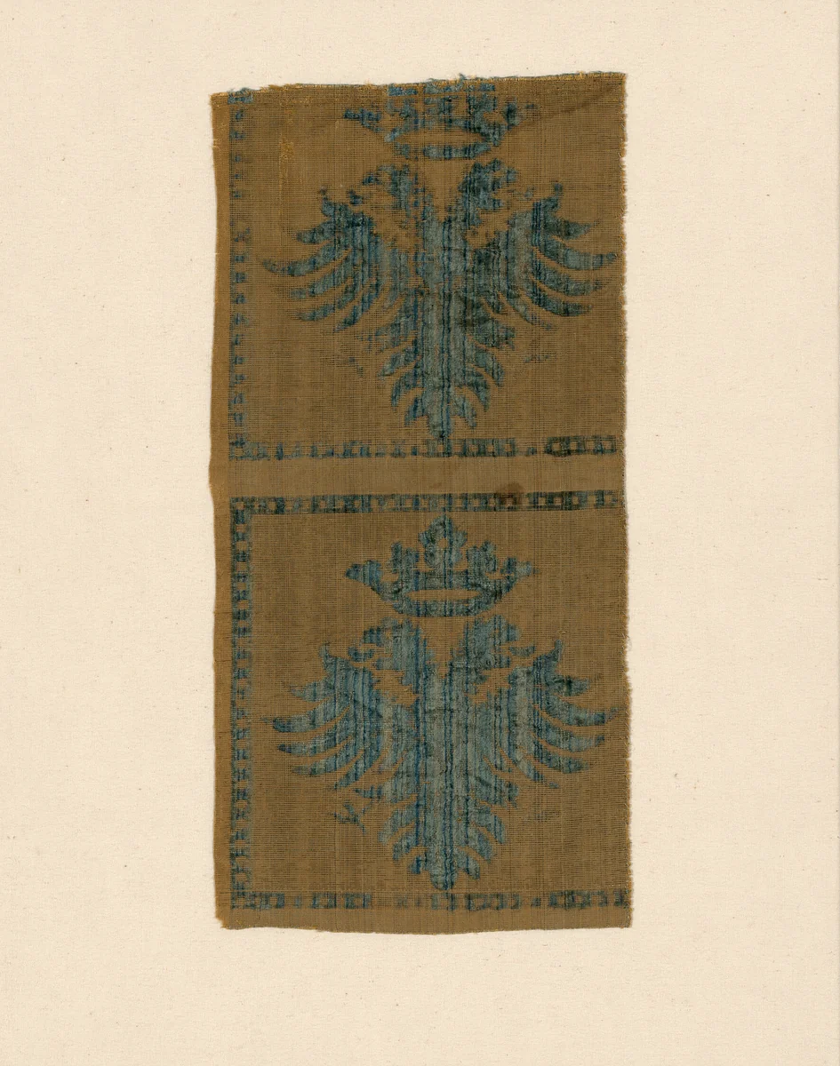 Fragment by Italy, Lucca, textile, 1390-1410