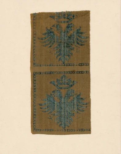 Fragment by Italy, Lucca, textile, 1390-1410