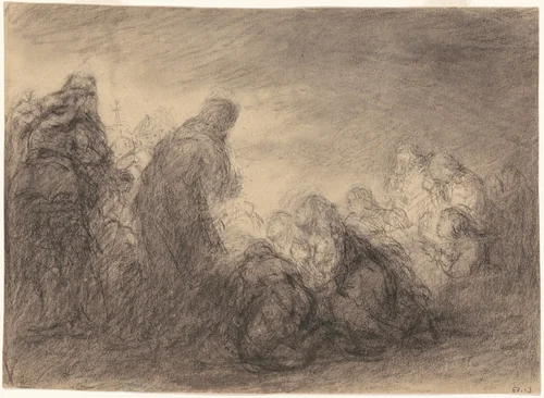 Group of Figures by Robert Walter Weir, drawing, 1820-1850