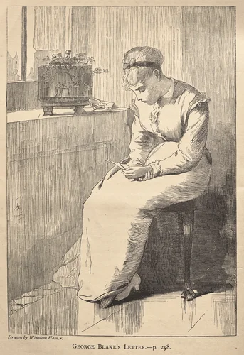George Blake's Letter by Winslow Homer, print, 1870
