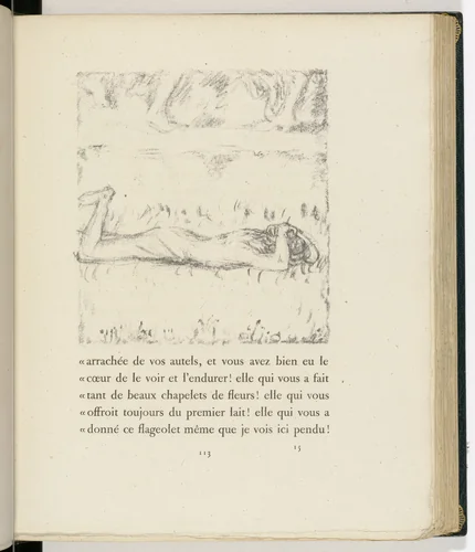 In-text plate (page 113) from Daphnis et Chloé by Pierre Bonnard, illustrated book, 1902