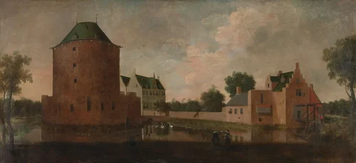 Teylingen Castle by anonymous, painting, 1640