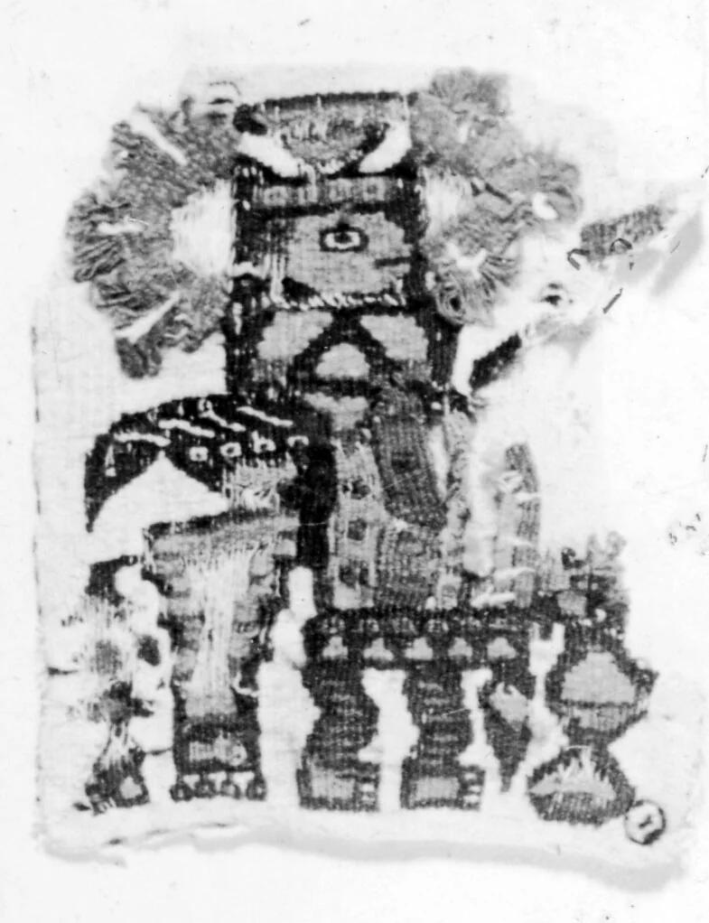 Patch by Lambayeque, textile, 1000-1476