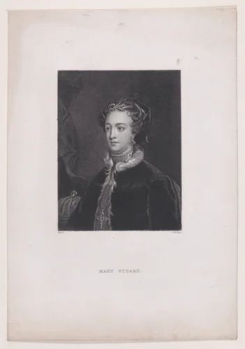 Mary, Queen of Scots by Thomas William Hunt, print, 1845-1855
