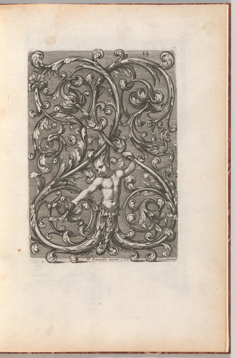 Diverses Pieces de Serruriers, page 15 (recto) by Jean Berain, book, 1658-1668