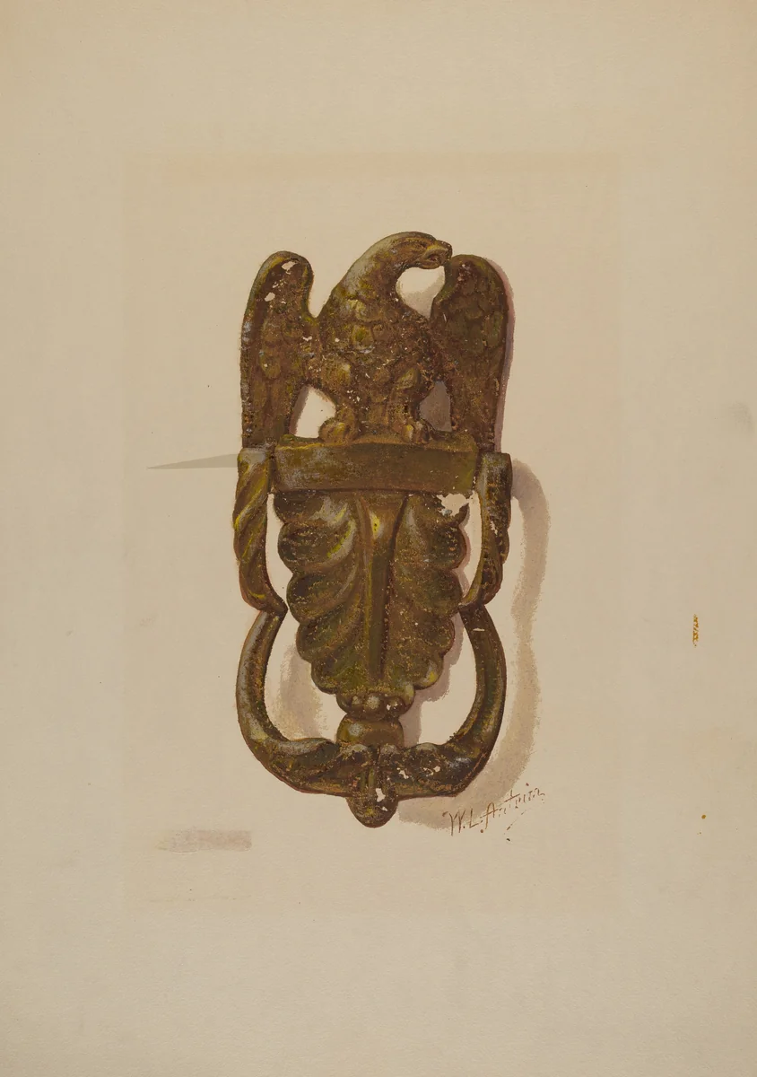 Door Knocker by William Antrim, index of american design, 1936