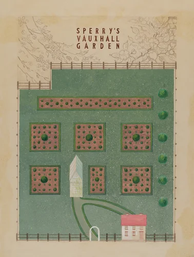 Sperry Gardens by George Stonehill, index of american design, 1936