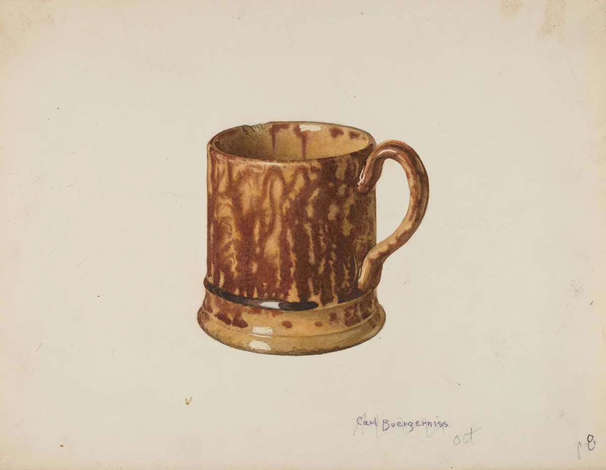 Mug for Table Use by Carl Buergerniss, index of american design, 1940
