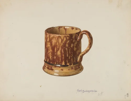 Mug for Table Use by Carl Buergerniss, index of american design, 1940