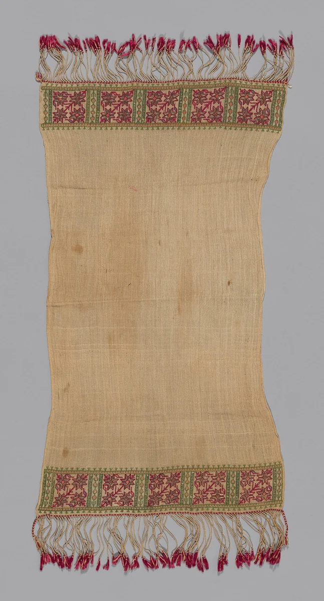 Towel by Greece, Northern Sporades Islands, Lesbos, Mytilene, textile, 1801-1900