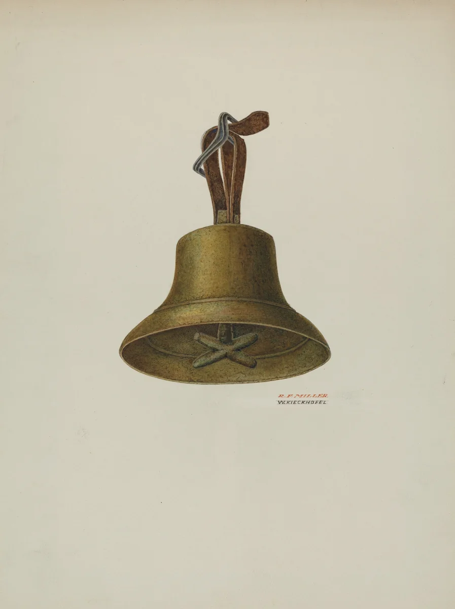 Brass Bell by William Kieckhofel
Randolph F. Miller, index of american design, 1940