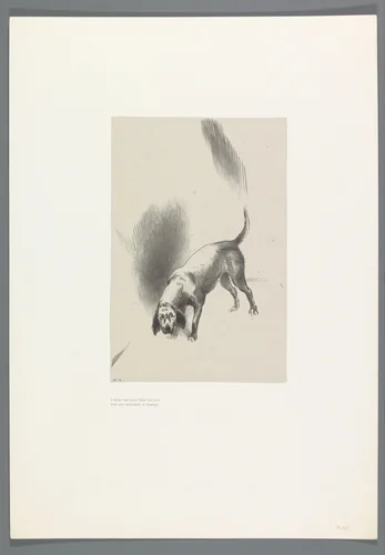 Il tenait ses yeux fixés sur moi avec une expression si étrange by Odilon Redon, print, 1896