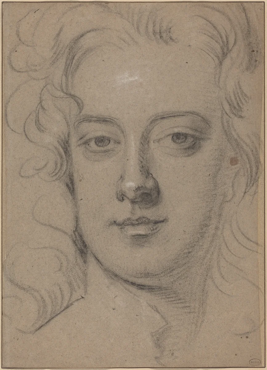 Anthony Henley by Sir Godfrey Kneller, drawing, 1694