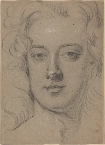 Anthony Henley by Sir Godfrey Kneller, drawing, 1694