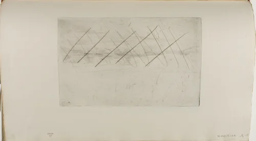 Steamboat Fleet, Chelsea by James McNeill Whistler, print, 1875-1877