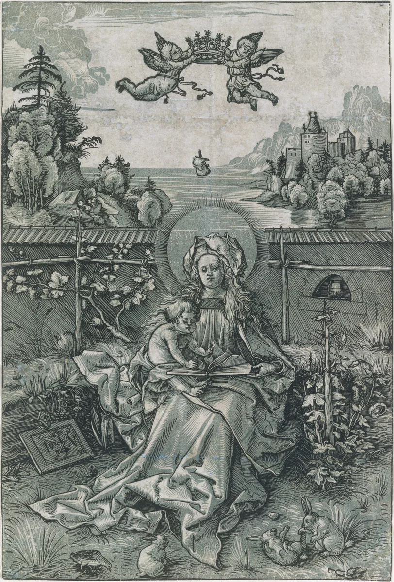Virgin and Child by Hans Wechtlin, print, 1505-1515