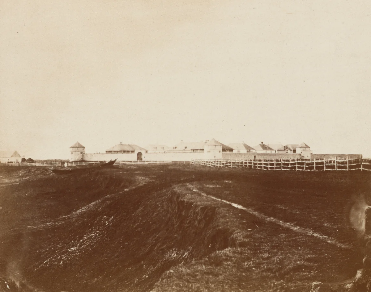 Fort Garry by Humphrey Lloyd Hime, photograph, 1858