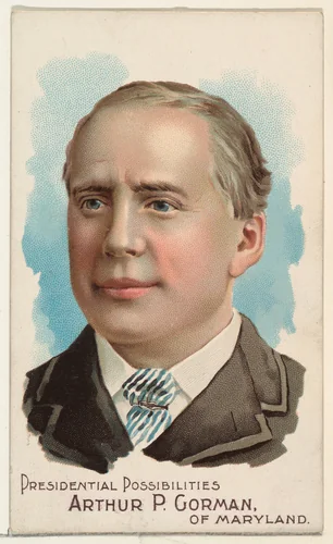 Arthur P. Gorman of Maryland, from the Presidential Possibilities series (N124) issued by Duke Sons & Co. to promote Honest Long Cut Tobacco by W. Duke, Sons & Co., print, 1888