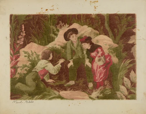 Tapestry by Pearl Gibbo, index of american design, 1939