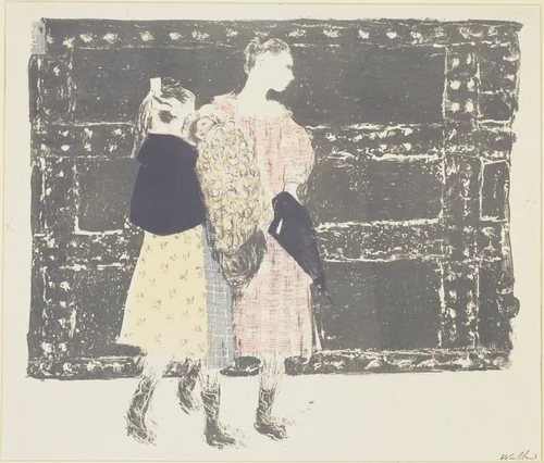 On the Bridge of Europe (Sur le pont de l'Europe) from Landscapes and Interieurs (Paysages et intérieurs) by Édouard Vuillard, print, 1899