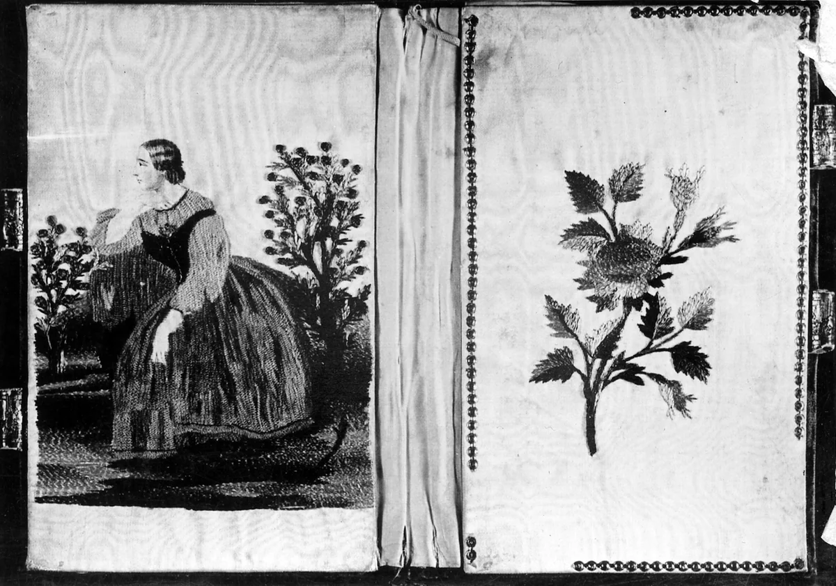 Notebook Cover by Italy, textile, 1825-1875