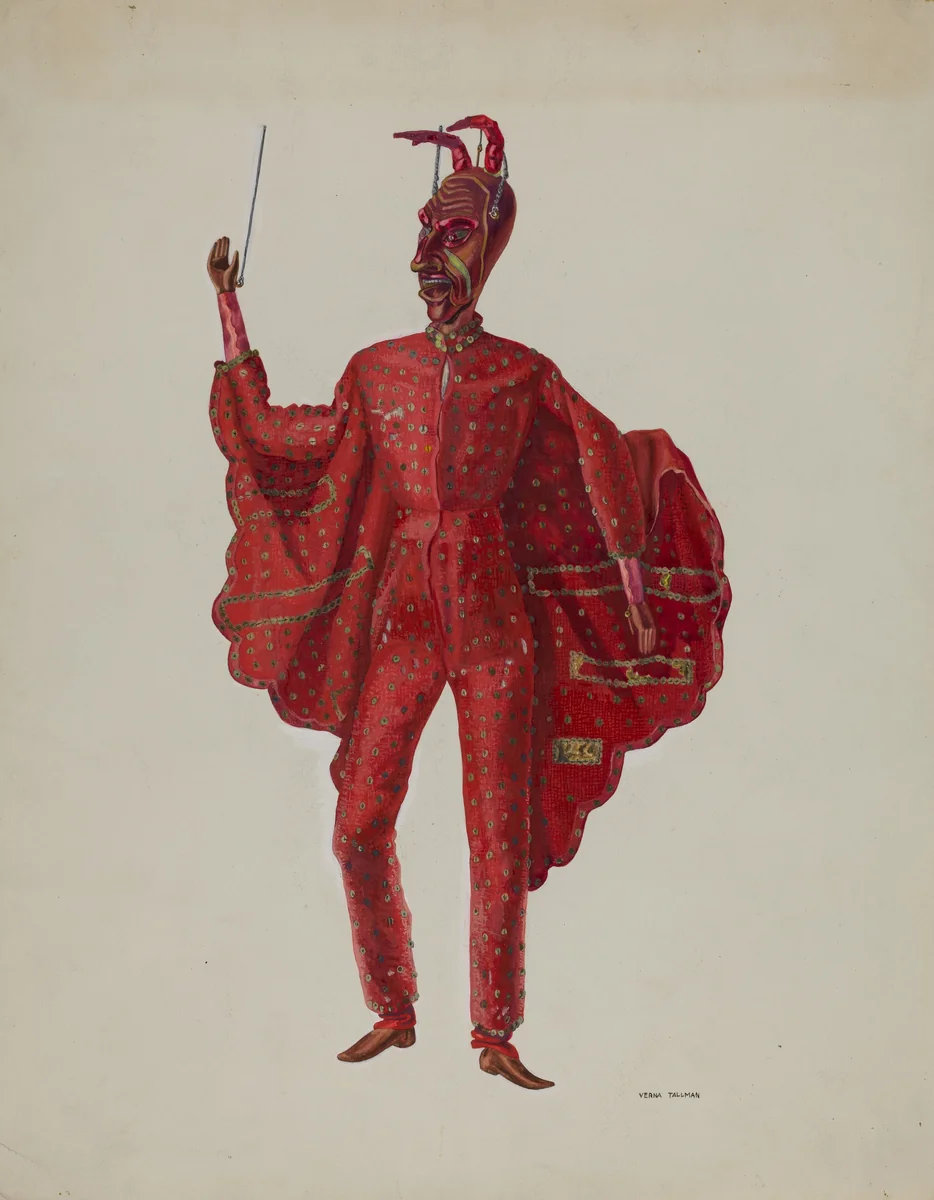 Marionette by Verna Tallman, index of american design, 1938