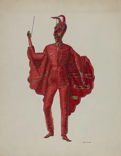 Marionette by Verna Tallman, index of american design, 1938