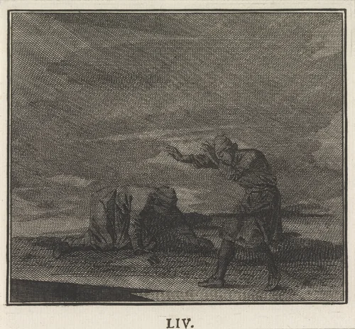 Embleem: mist by Jan Luyken, print, 1695-1705