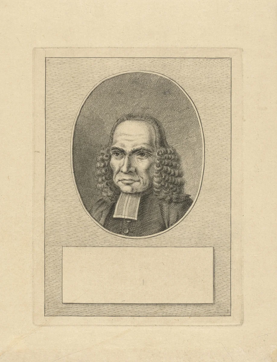 Portret van Gualtherus Zoutmaat by Pieter de Mare, print, 1781-1783