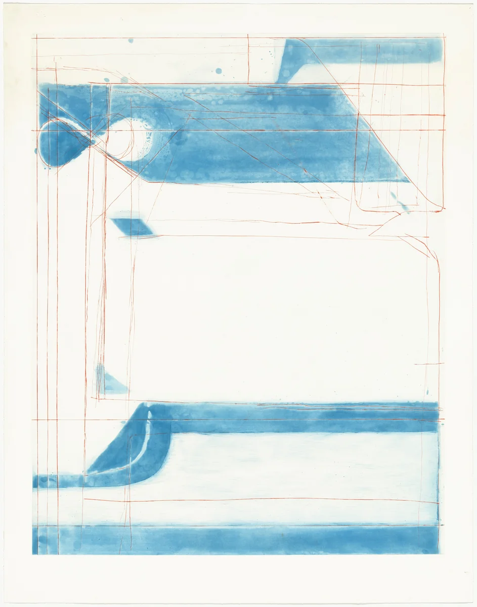 Green (working proof 3) by Richard Diebenkorn, print, 1986