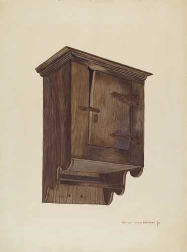 Hanging Closet by Ernest A. Towers, Jr., index of american design, 1940