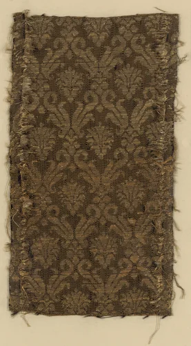 Fragment by Italy, textile, 1625-1675