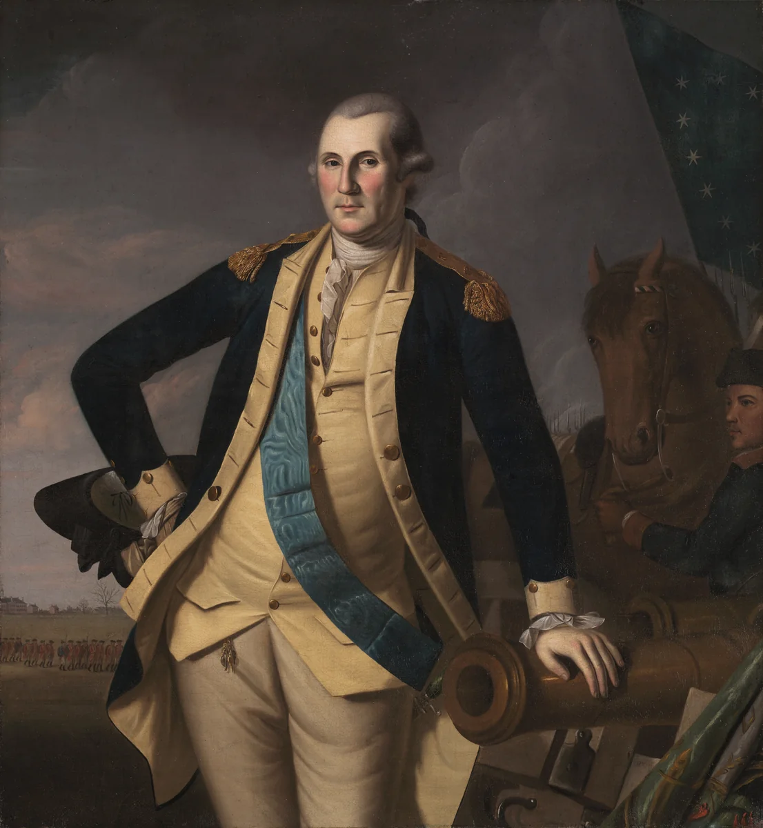 George Washington at Princeton by Charles Willson Peale, painting, 1774-1784