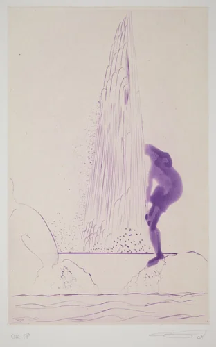Rainbow - Violet Narcissus by Chris Ofili, print, 2008