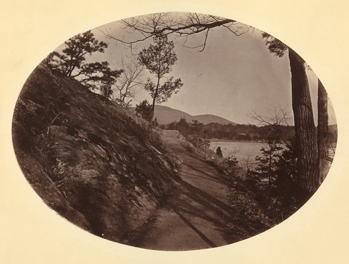 F.W. 4 (Old Chain Battery Walk), West Point, New York by George K. Warren, photograph, 1862-1872