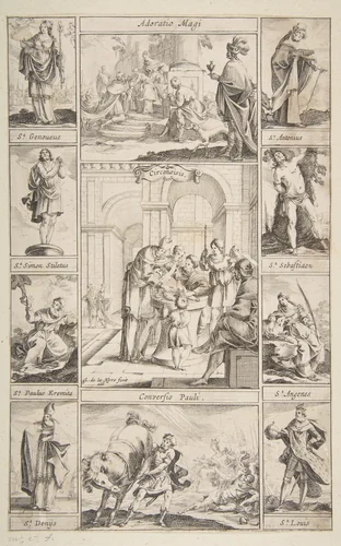 Circumcision by Laurent de La Hyre, print, 1606-1656