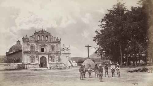 Indian Church, Santa Maria by Eadweard Muybridge, photograph, 1875