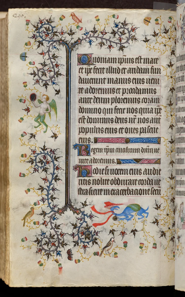 Hours of Charles the Noble, King of Navarre (1361-1425): fol. 145v, Text by Master of the Brussels Initials and Associates, book, 1400-1410