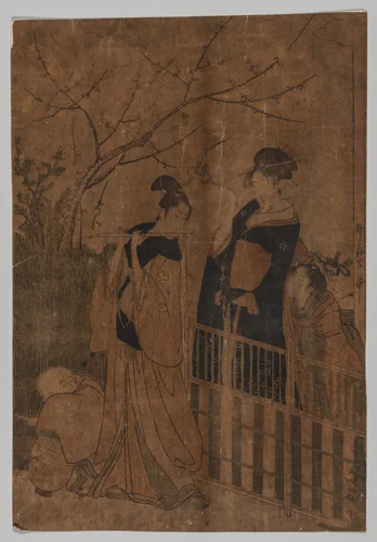 Serenade by Kitagawa Utamaro (喜多川歌麿), print, 1753-1806