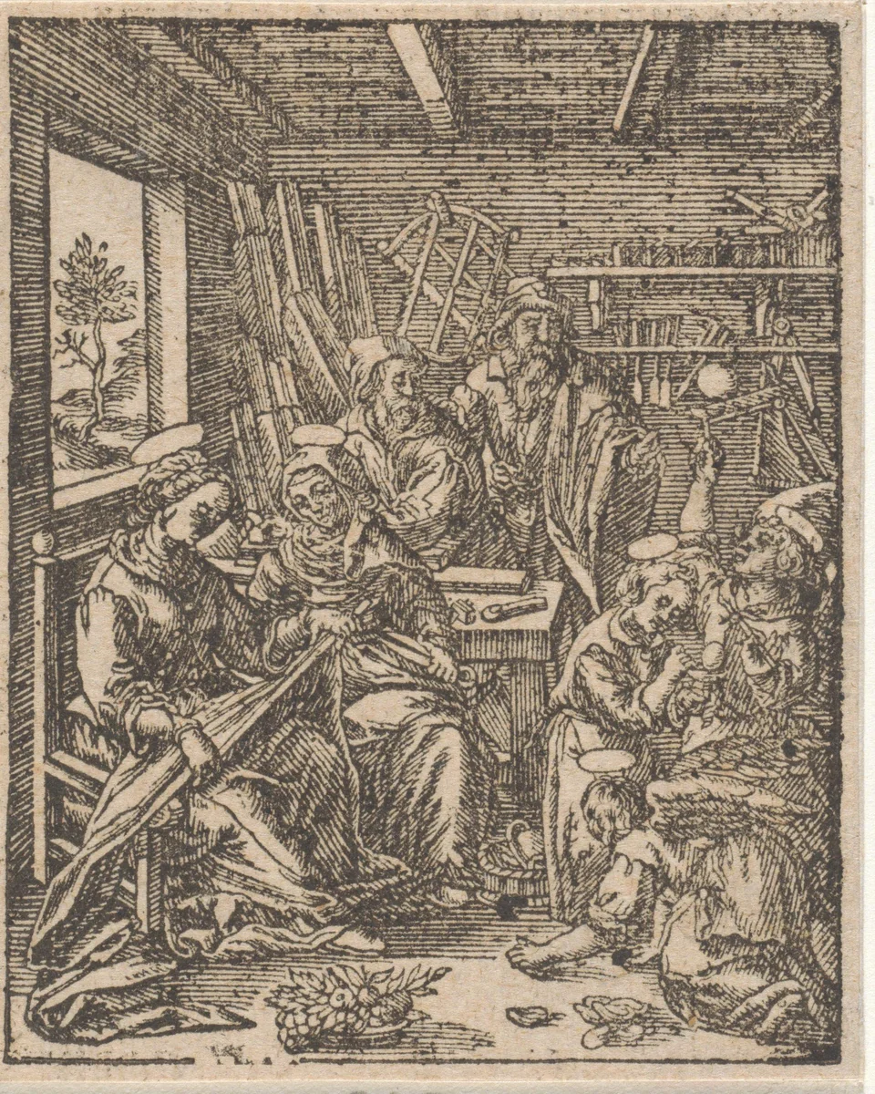 Christuskind blaast zeepbellen by Christoffel van Sichem, print, 1617-1658