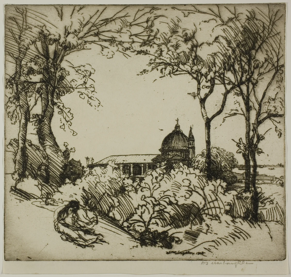 Idillio, Venezia by Donald Shaw MacLaughlan, print, 1908