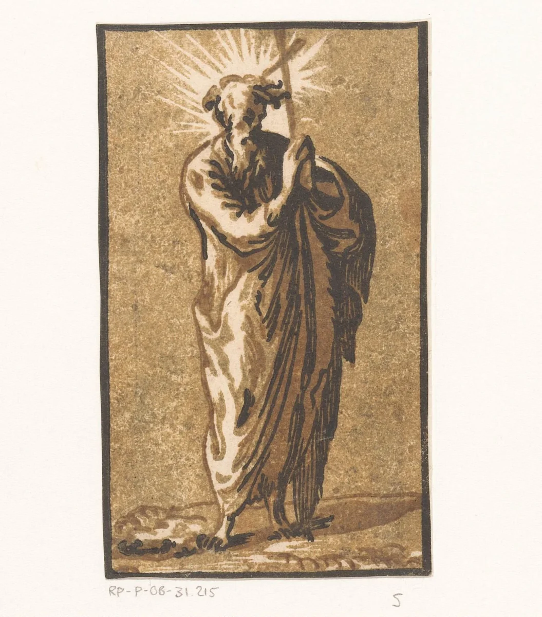 Heilige Filippus by Unknown, print, 1520-1550