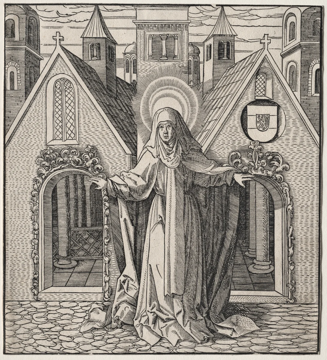 Sancta Rega by Leonhard Beck, print, 1512-1516