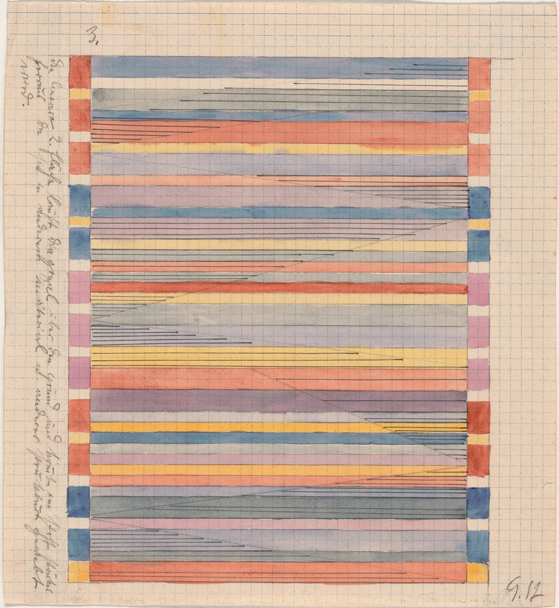 Design for Textile by Gunta Stölzl, design, 1920