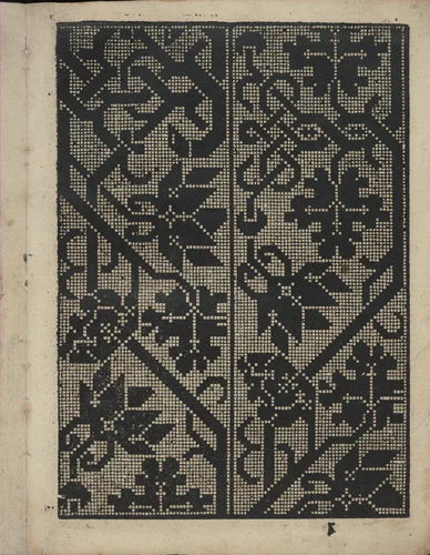 Libbretto nouellamete composto per maestro Domenico da Sera...lauorare di ogni sorte di punti, page 10 (recto) by Domenico da Sera, book, 1532