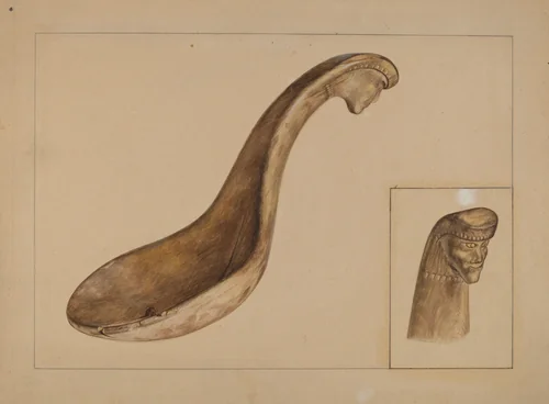 Ladle by Angelo Bulone, index of american design, 1936