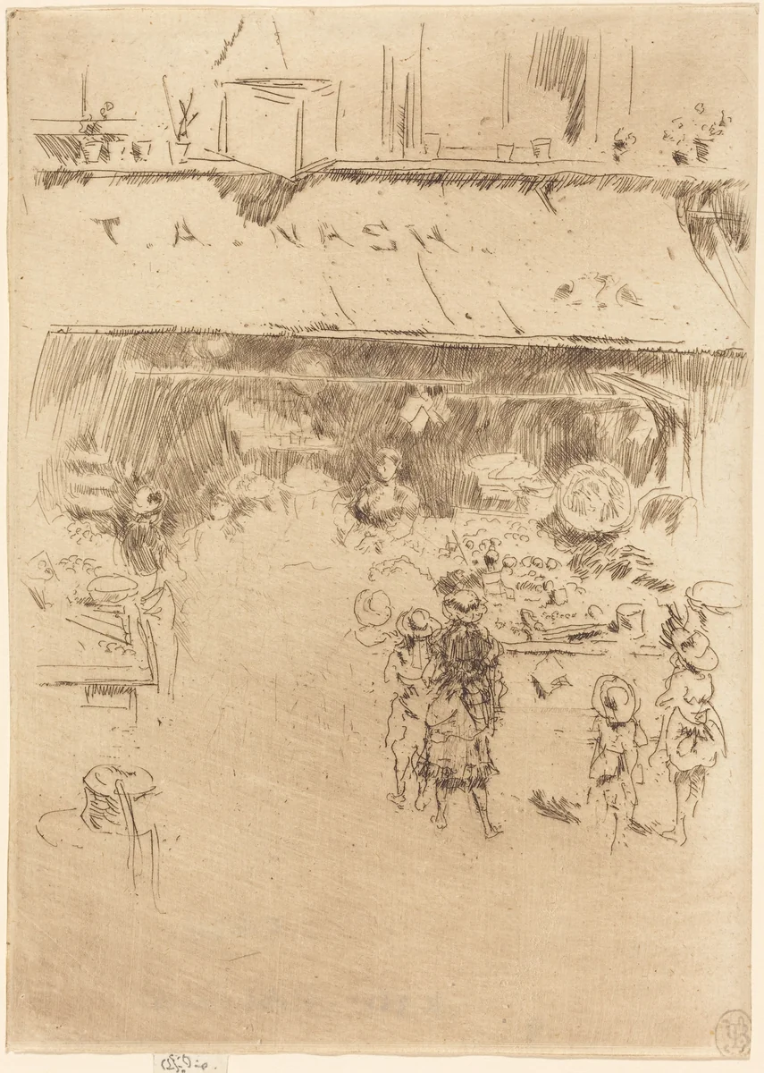 T.A. Nash's Fruit-Shop by James McNeill Whistler, print, 1886