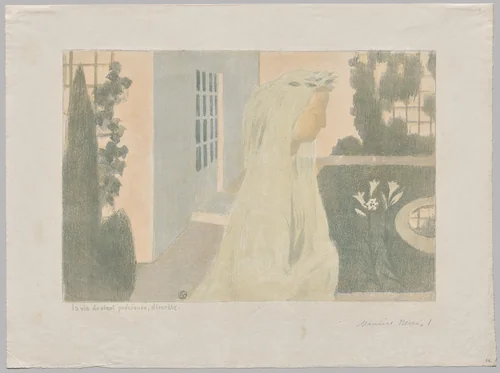 Life Becomes Precious, Discreet by Maurice Denis, print, 1899