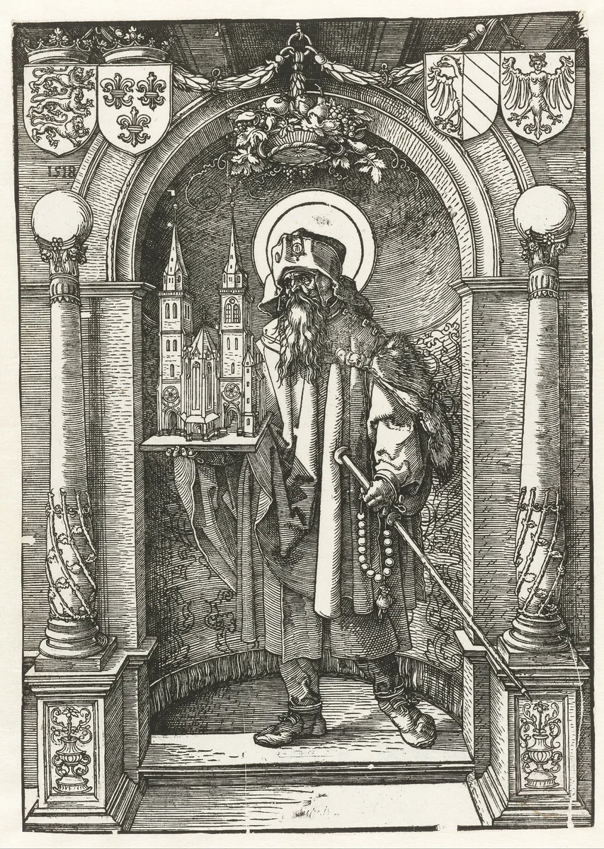 Heilige Sebaldus by Unknown, print, 1518