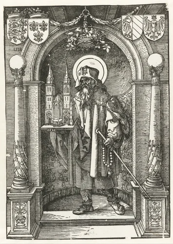 Heilige Sebaldus by Unknown, print, 1518